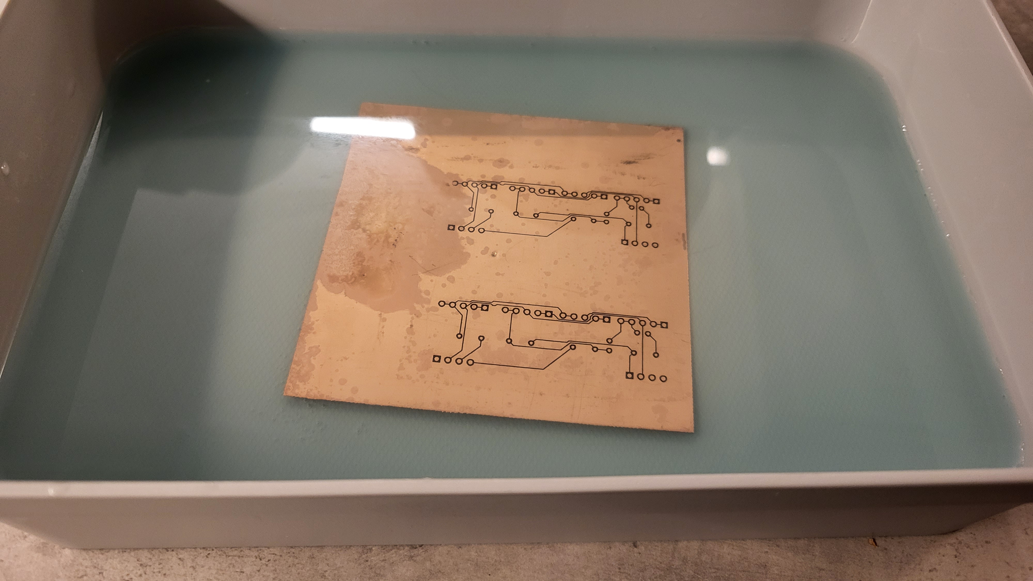 Trawienie płytki Nadsiarczanem Sodowym