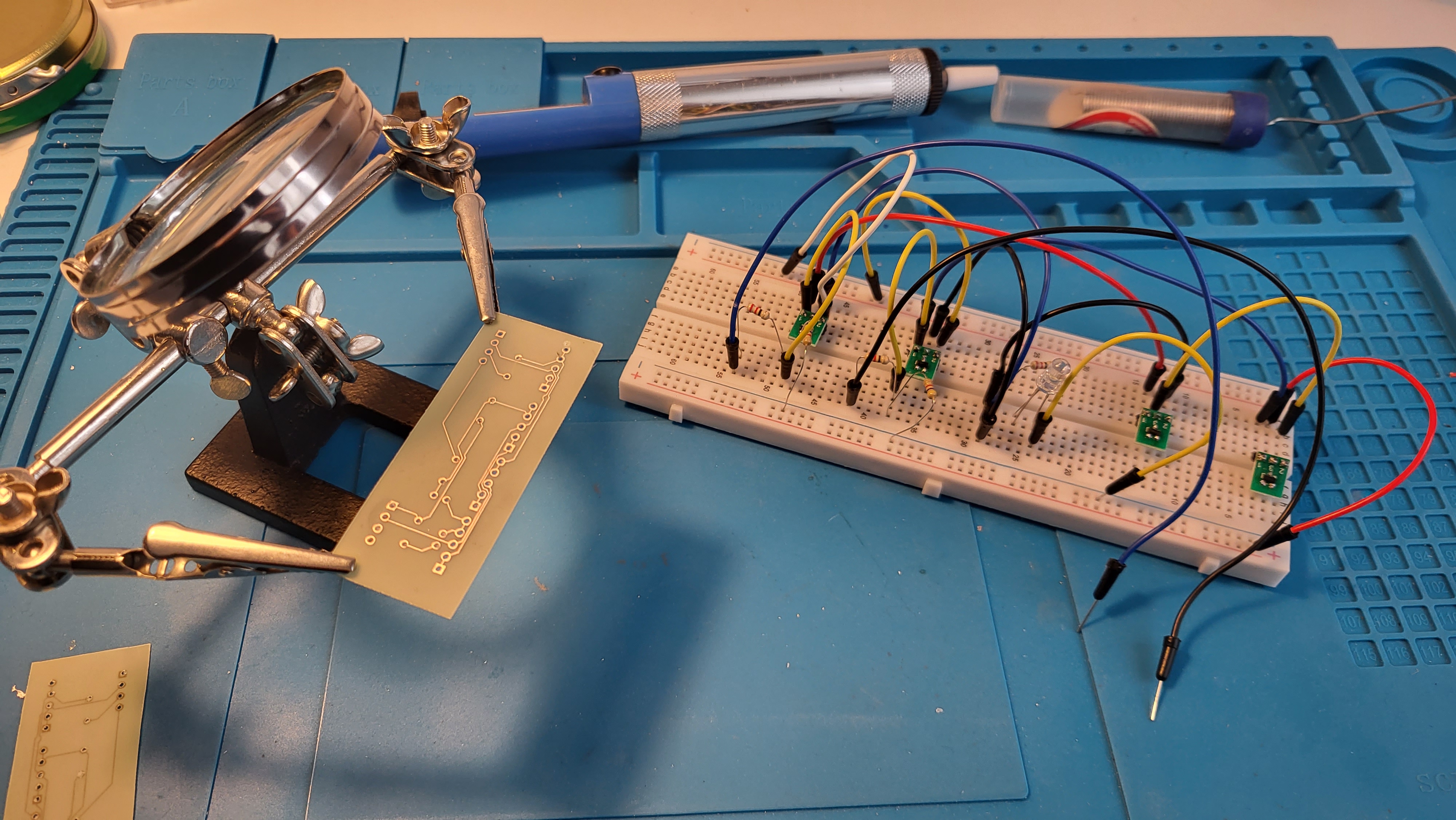 Płytka prototypowa + 3-ecie ramie